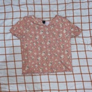 Girls M(7/8) Art Class floral T-shirt